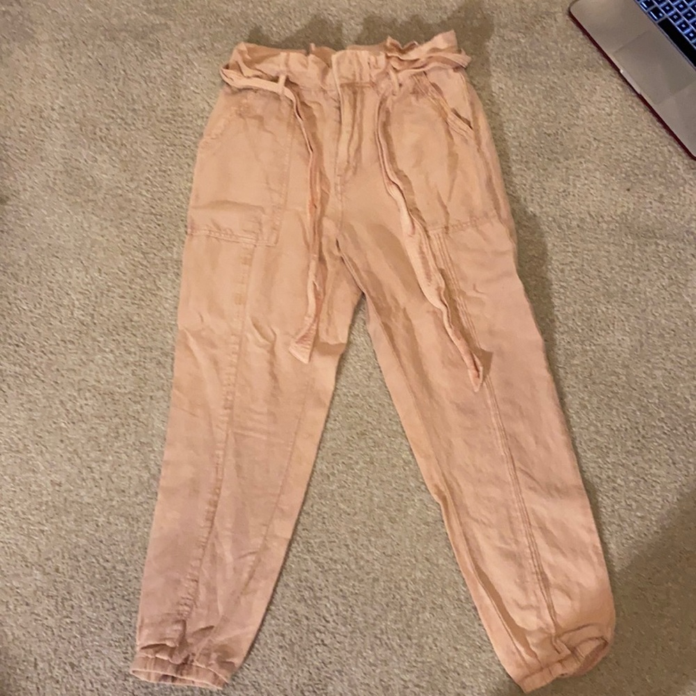 Anthropologie Pink jogger pant